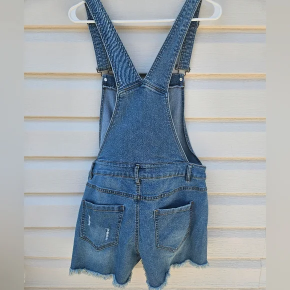 VENUS Blue Denim Overalls - Picture 3 of 4